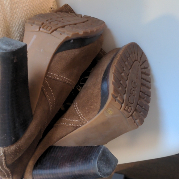 BGCB generation boots Suede tan moderate wear - Picture 3 of 5